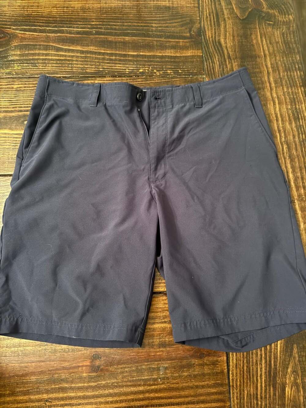 PGA Golf Tour Performance Shorts Size 36 Navy Blue Stretch Shorts Chinos